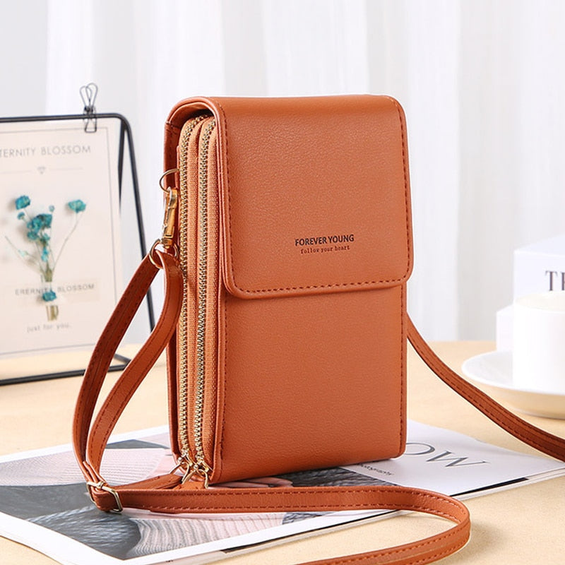 Buylor Women&#39;s Handbags 2023 Trend Bolsas Soft Leather Bag Wallets Touch Screen Cell Phone Purse Fashion Crossbody Shoulder Bags