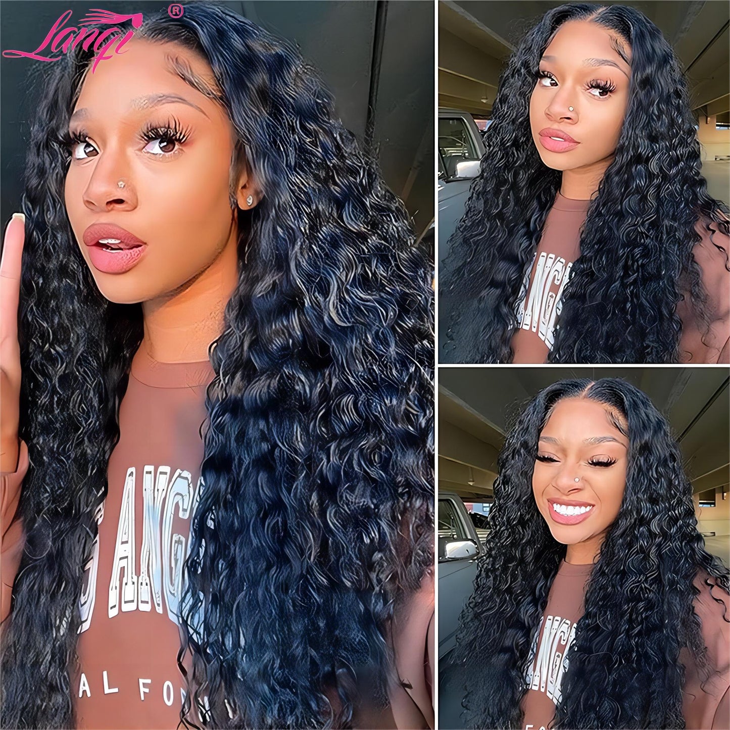 Lace Front Human Hair Wig Deep Wave Frontal Wig Transparent 13x4 Full Lace Frontal Human Hair Wig For Women Human Hair Wigs