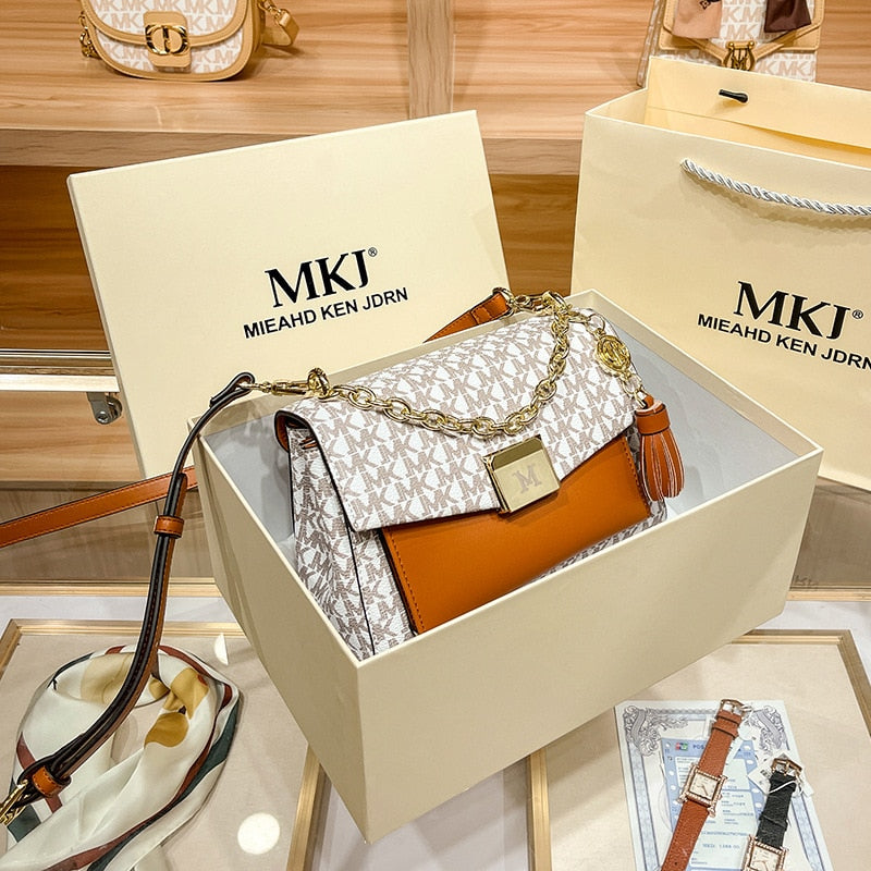 MKJ Luxury Women&#39;s Brand Clutch Backpacks Bags Designer Round Crossbody Shoulder Purses Handbag Women Clutch Travel Tote Bag