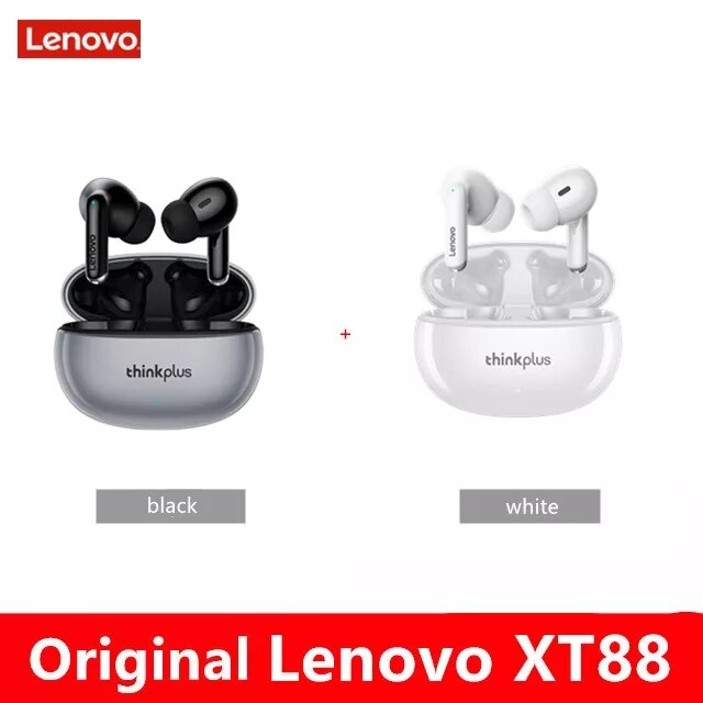 New Lenovo original XT88 TWS wireless headset Bluetooth 5.3 dual stereo noise reduction bass touch long standby headset