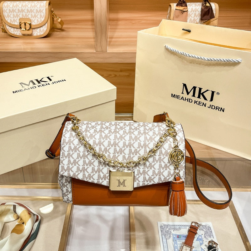 MKJ Luxury Women&#39;s Brand Clutch Backpacks Bags Designer Round Crossbody Shoulder Purses Handbag Women Clutch Travel Tote Bag