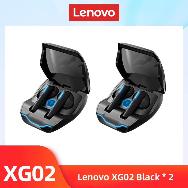 Original Lenovo XG02 Gaming Earphone 45ms Low Latency TWS Earbuds with Mic HiFi Wireless Headphones Dual Modes Earbuds