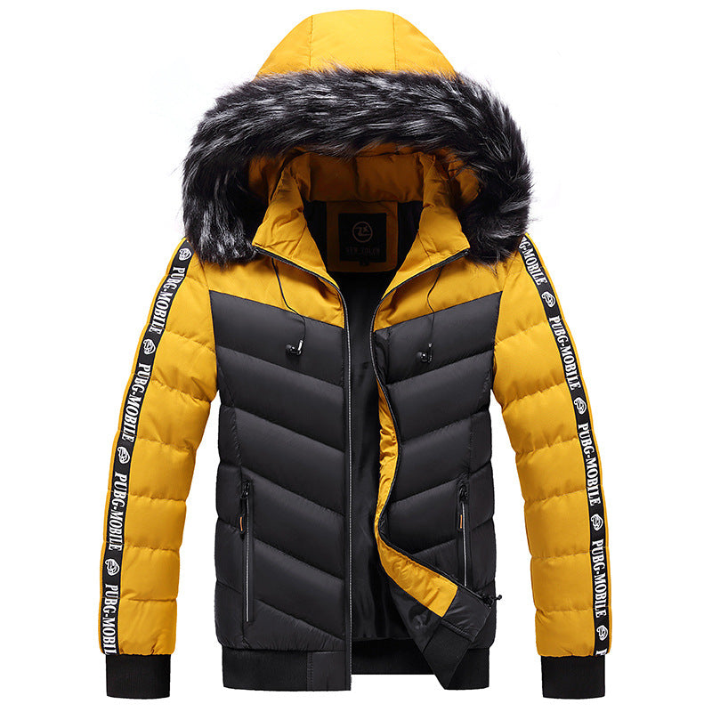 Winter youth hooded jacket