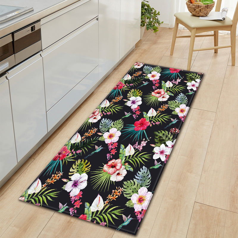 Home Floor Mat 3D Printed Kitchen Rug Door Mats Kitchen Carpets Anti-Slip Welcome Indoor Doormat Carpet for Living Room Washable