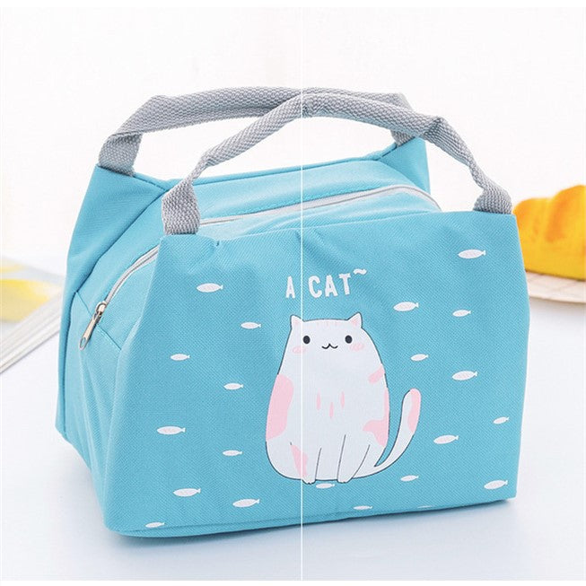 Portable Insulated Lunch Bag Box Picnic Tote Bag