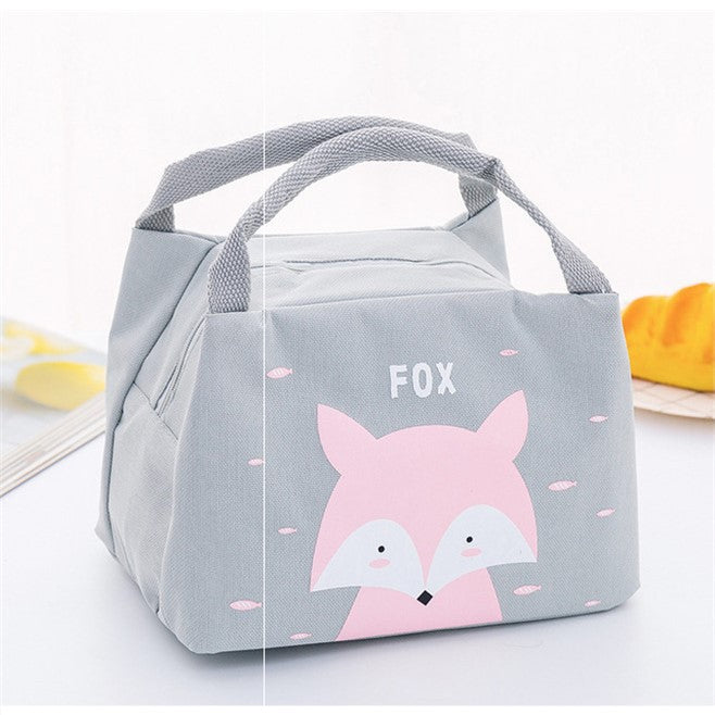 Portable Insulated Lunch Bag Box Picnic Tote Bag