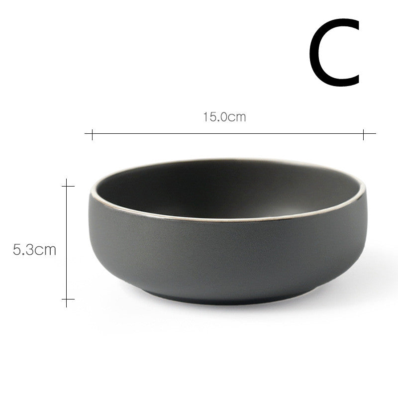 Nordic Dish Set Simple Ceramic Tableware Western Bowl