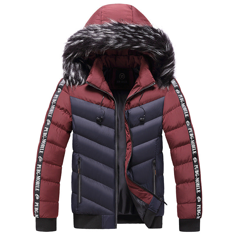 Winter youth hooded jacket
