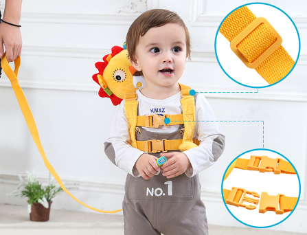Anti-lost with baby straps anti-going kids bag anti-lost rope plush toys