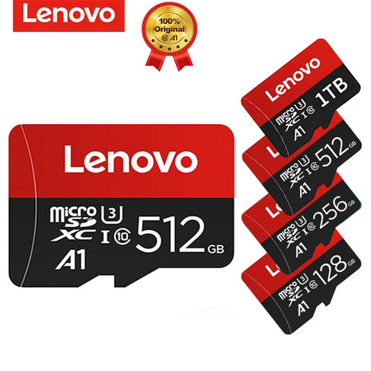 Original Lenovo Micro TF SD Card 1TB 256GB 128GB 64GB 32GB Class 10 Memory Card 256 128 GB SD Card Micro TF Memorycard For Phone